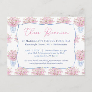 Ladys School or Uni Class Wiedersehen Einladung Postkarte