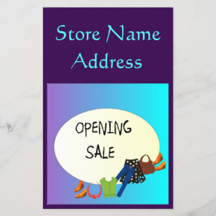 Ladys Shop Eröffnungsverkauf> Flyer