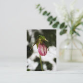 Lady's Slipper #8299 Mini Print Visitenkarte (Stehend Vorderseite)