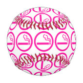 Ladys Smoking Area 喫 煙 性 japanischen Unterschrift Baseball (Rückseite)