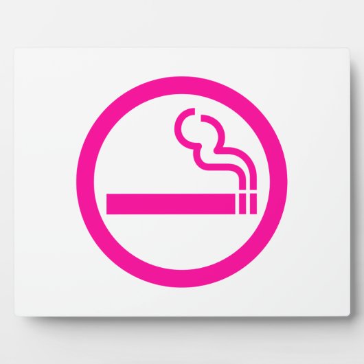 Ladys Smoking Area 喫 煙 性 japanischen Unterschrift Fotoplatte (Vorderseite)