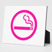 Ladys Smoking Area 喫 煙 性 japanischen Unterschrift Fotoplatte (Seite)