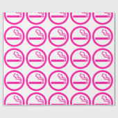 Ladys Smoking Area 喫 煙 性 japanischen Unterschrift Geschenkpapier (Flach)