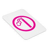 Ladys Smoking Area 喫 煙 性 japanischen Unterschrift Magnet (Rechte Seite)