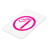 Ladys Smoking Area 喫 煙 性 japanischen Unterschrift Magnet (Linke Seite)