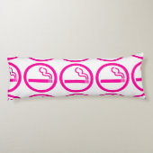 Ladys Smoking Area 喫 煙 性 japanischen Unterschrift Seitenschläferkissen (Rückseite)