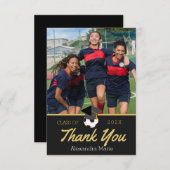 Ladys Soccer Player Vielen Dank Ihr Foto (Vorne/Hinten)