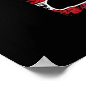 Ladys Softball Catchers Gear Stuff USA Flag Poster (Ecke)