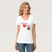 Ladys Spread <3 Nicht überdeckt T-Shirt (Vorderseite Vollansicht)
