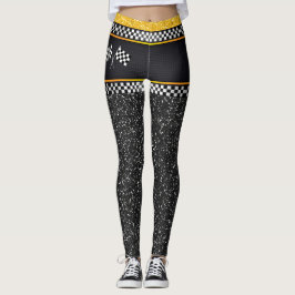 Ladys Starten Sie Ihre Motor Pop Mode Leggings