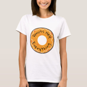 Ladys T-Shirt Donuts helfen alles