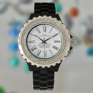 Ladys Team Captain Personalisiert Watch Armbanduhr