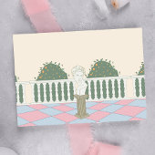 Ladys Teegarten Babydusche Einladung