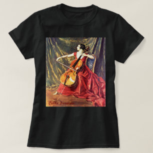 Ladys The Art von Cello T - Shirt