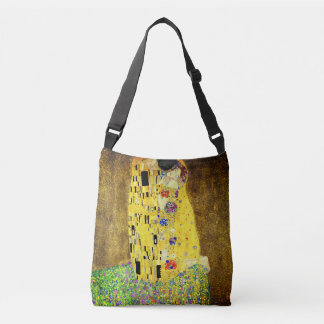 Ladys Tote Tag mit Klimts Kuss Tragetaschen Mit Langen Trägern