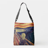Ladys Tote Tasche mit Munch's The Scream (Rückseite)