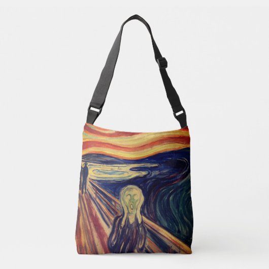 Ladys Tote Tasche mit Munch's The Scream (Vorderseite)