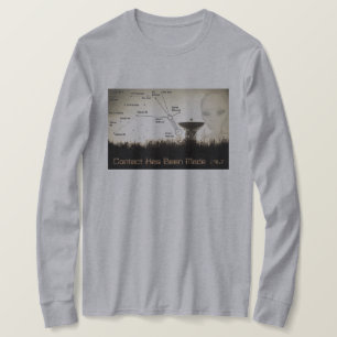 Ladys UFO Contact Long Sleeve T - Shirt