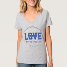 Ladys V Neck T - Shirt