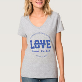 Ladys V Neck T - Shirt