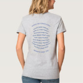 Ladys V Neck T - Shirt (Rückseite)