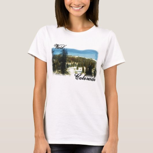 Ladys Vail Aquarell Shirt (Vorderseite)