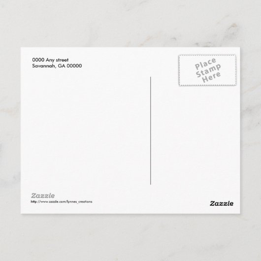 Ladys Vintag Hats Personalisiert Postkarte (Rückseite)