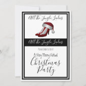 Ladys Virtual Holiday Party Einladung (Vorderseite)