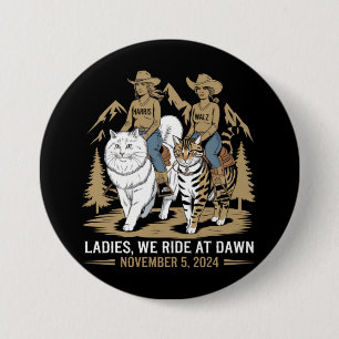 Ladys we riet bei Dawn Kamala Harris Walz Cat Lady Button