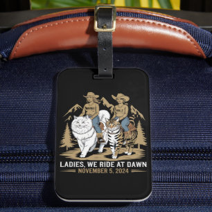Ladys we riet bei Dawn Kamala Harris Walz Cat Lady Gepäckanhänger