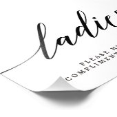 Ladys Wedding Bad Sign EDITABLE FARBE MSC Fotodruck (Ecke)