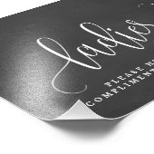 Ladys Wedding Bad Sign Wählen Sie Ihre Größe Fotodruck (Ecke)