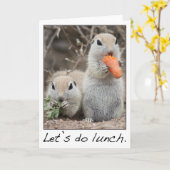 Ladys Who Lunch Card Karte (Gelbe Blume)