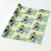 Ladys Women's Tennis Fitness Geschenkpapier (Ungerollt)