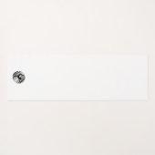 Ladys Yoga Mat mit Bild von der Pose des oberen Hu Yogamatte (Rückseite (Horizontal))