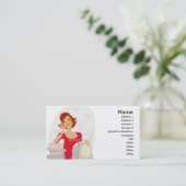 LadyShopper Visitenkarte (Stehend Vorderseite)