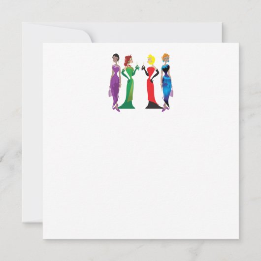 Ladys'Night Custom Einladung (Rückseite)