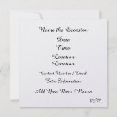 Ladys'Night Spaß / Junggeselinnen-Abschied - SRF Einladung (Rückseite)