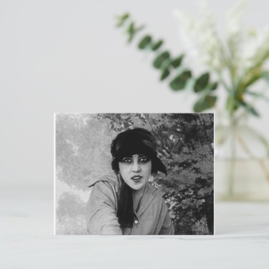 Ladyvampir Postkarte (Stehend Vorderseite)