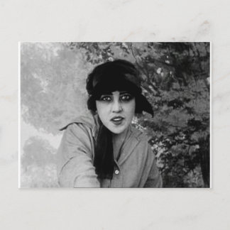 Ladyvampir Postkarte