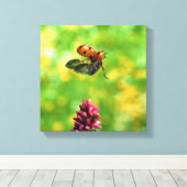 Ladyvogel Leinwanddruck (Insitu (Holzboden))