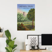Ladywell Fields London Reiseplakat Poster (Heimbüro)