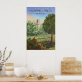 Ladywell Fields London Reiseplakat Poster (Küche)
