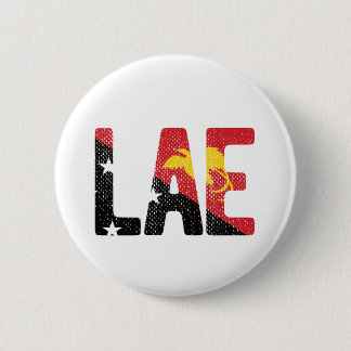 Lae mit der Flagge von Papua-Neuguinea Button