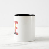 Lae mit Papua-Neuer Guinea Zweifarbige Tasse (Mittel)