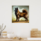Laekenois Belgium Shepherd Dog Poster (Küche)