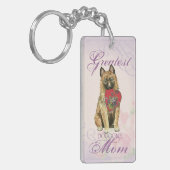 Laekenois Herz Mama Schlüsselanhänger (Vorderseite links)