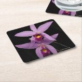 Laelia Anceps Rechteckiger Pappuntersetzer (angewinkelt)