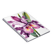 Laelia - Aquarellblumen Notizblock (Rechte Seite)