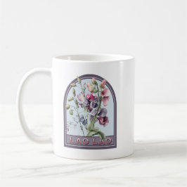 Læo lao Vintag Floral Großmutter Kaffeetasse